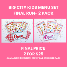 Load image into Gallery viewer, Diner Set Final Run-2 PACK