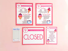 Load image into Gallery viewer, Pretend Play Ice Cream Shop Set- Basic