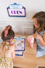 Load image into Gallery viewer, Printable /Editable DIY Play Movie Theatre Set