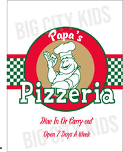 Load image into Gallery viewer, Pizza Shop- Personalized Digital Printable Download (Canva Templet+Printable)