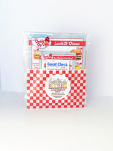 Load image into Gallery viewer, Retro Diner Pretend Restaurant Play Set- RED/BLUE
