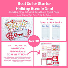 Load image into Gallery viewer, Red Diner Holiday Starter Pack
