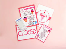 Load image into Gallery viewer, Pretend Play Ice Cream Shop Set- Basic
