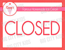 Load image into Gallery viewer, Ice Cream Parlor- Personalized Digital Printable Download (Canva Templet+Printable)
