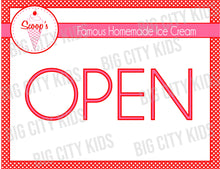 Load image into Gallery viewer, Ice Cream Parlor- Personalized Digital Printable Download (Canva Templet+Printable)
