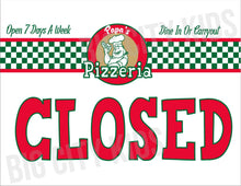 Load image into Gallery viewer, Pizza Shop- Personalized Digital Printable Download (Canva Templet+Printable)
