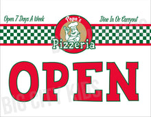 Load image into Gallery viewer, Pizza Shop- Personalized Digital Printable Download (Canva Templet+Printable)

