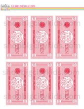 Load image into Gallery viewer, Pretend Play Money Printable Digital Files
