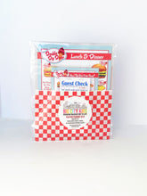 Load image into Gallery viewer, Retro Diner Pretend Restaurant Play Set- RED/BLUE
