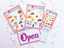 Load image into Gallery viewer, Retro Diner Pretend Restaurant Play Set- RED/BLUE
