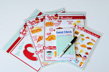Load image into Gallery viewer, Retro Diner Pretend Restaurant Play Set- RED/BLUE
